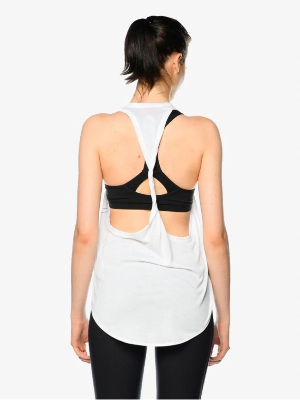 Nike Signal Tanktop White Graphic Racerback Training Tank XS